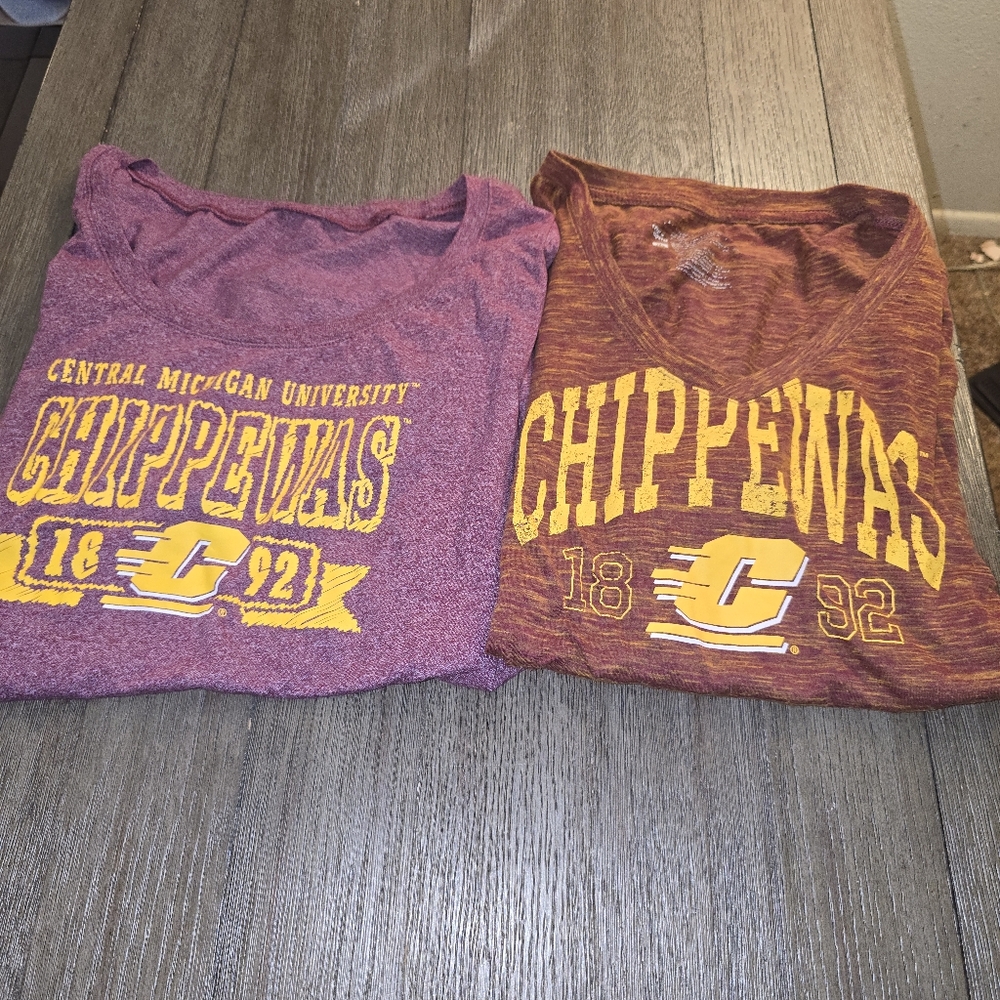 Cental Michigan Sz. 3xl Maroon Tshirt Bundle